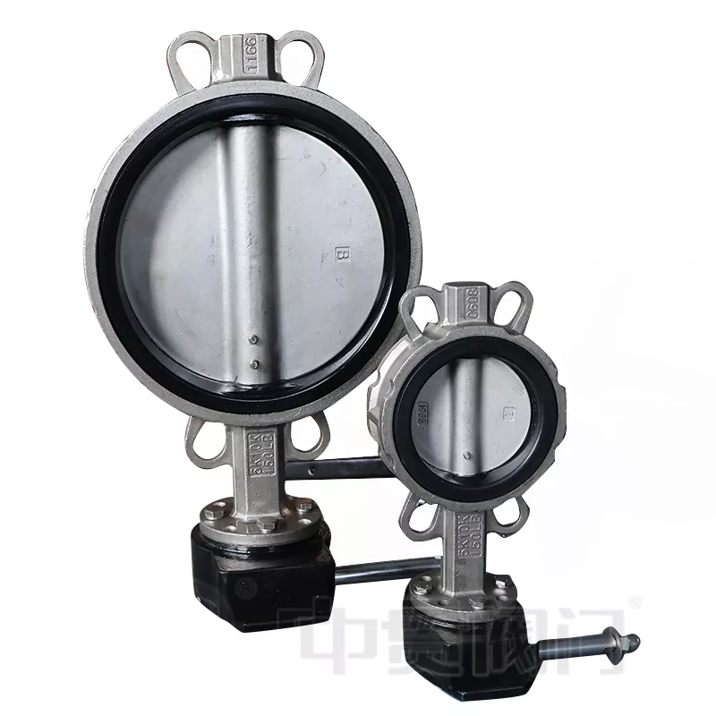 EPDM седнал от неръждаема стомана пеперуда клапан