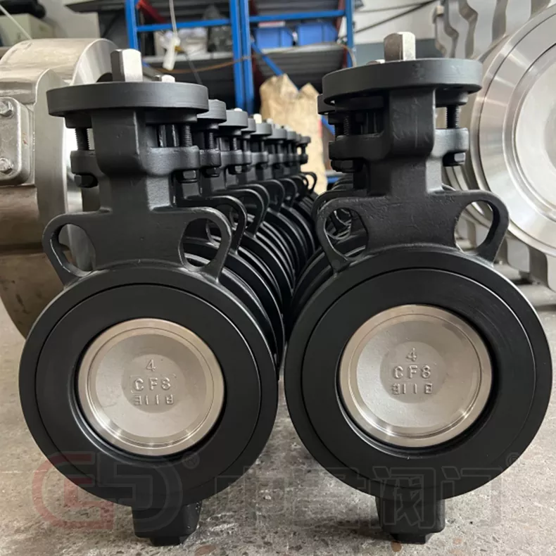 Високопроизводителна дроселна клапа с PTFE седло